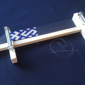 Handicrafts beading looms for bracelets. Make you own gift. DIY accessories