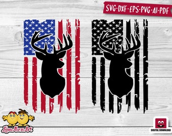 Download Deer Flag Svg Etsy