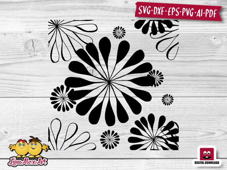 Download Art Collectibles Clip Art Seamless Floral Pattern 3 Western Pattern Svg Floral Digital Pattern Transparent Background Cut File Instant Download Eps Dxf Png Pdf Vinyl