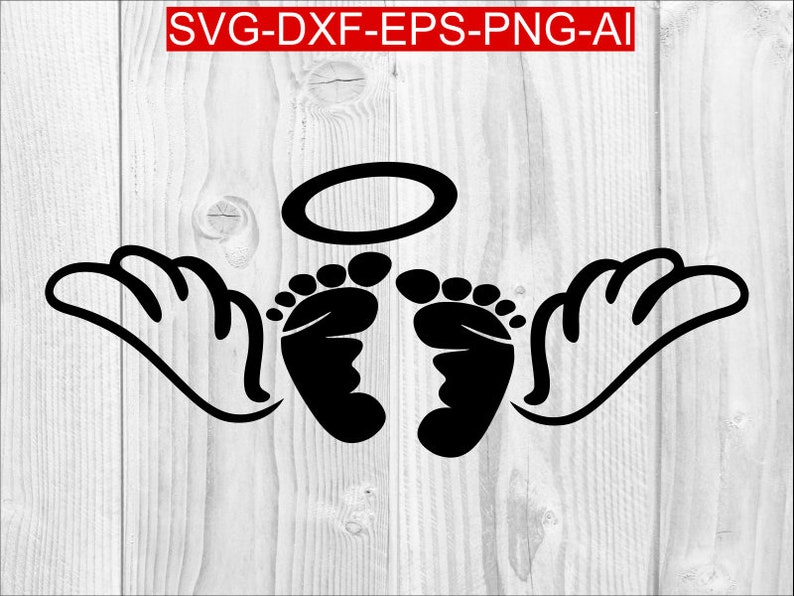 Download Baby Memorial Svg Baby Svg Baby Angel Svg Angel Wings Svg Baby | Etsy