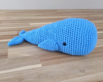 Amigurumi Whale Pattern, Crochet Whale Pattern PDF, UK Terms