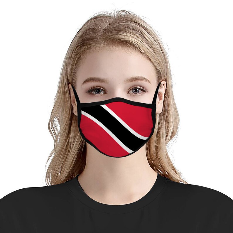 Trinidad Flag Face Mask / Trinidad Mask/ Trini Face Mask/ Etsy