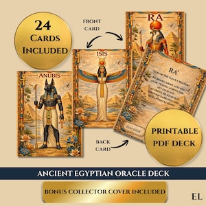 Egyptian oracle cards - Etsy 日本