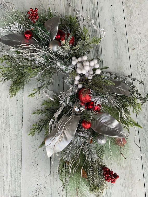 Outdoor christmas swags deals