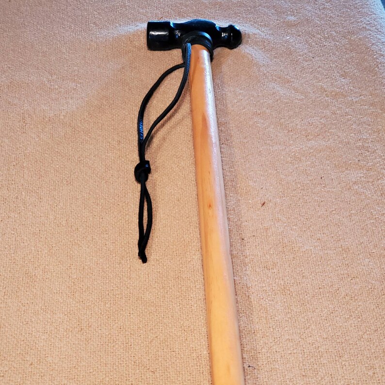 Ball Pein / Ball Peen Hammer Handle Walking Stick / Cane FREE Etsy