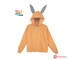 Custom Rabbit Ears Hoodie, Bunny Hooded Sweatshirt, Custom Sweatshirt, Easy Halloween Costume, Colorful Sweatshirt, Animal Ears Hoodie 