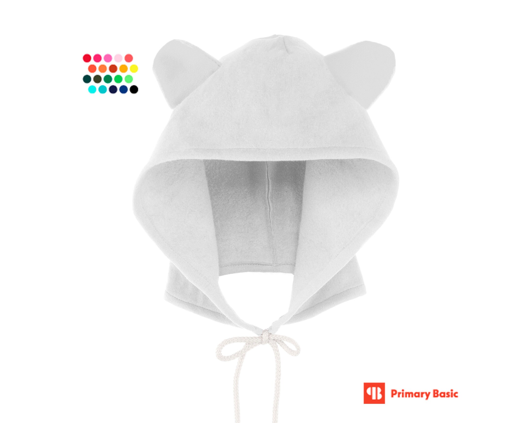 The Bear Ears Hoodie Hat Fleece Tie 