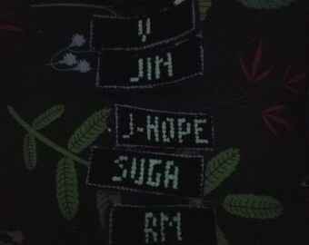BTS Name Barrette