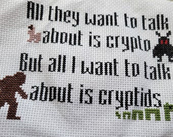Crytids Cross Stitch Pattern