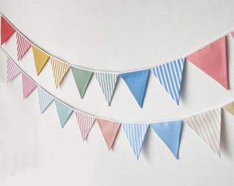 Party Animal Birthday Decor, Colorful Bunting Banner Fun to Be One, Fabric Garland Retro Party, Room Decoration Kids