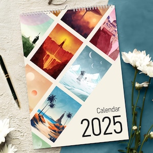 Calendario Star Wars 2025 - Calendario StarWars 2025 - Calendario film 2025 - Regalo di Natale nerd di Star Wars