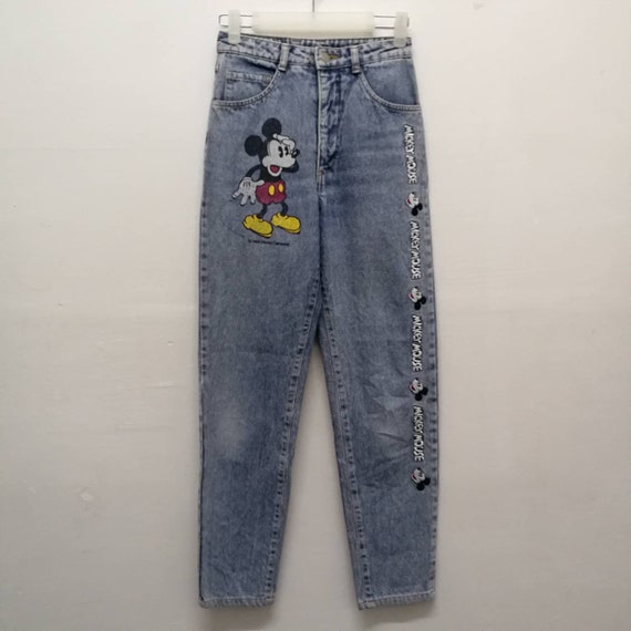 vintage mickey mouse jeans