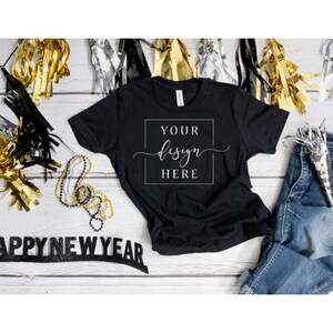 Download Mockup White T Shirt Flat Lay Rustic Farmhouse Style Etsy
