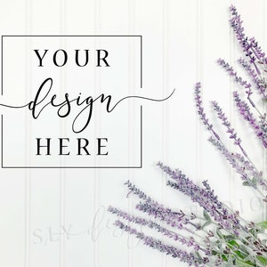 Background Mockup Photography | Neutral Themed MOCK | Plants Image | Digital Backdrop | Flat Lay | Scene Maker | Scene Creator Stock Photo