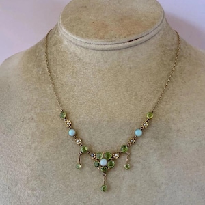 Murrle Bennett & Co opal peridot pendant MB  Co