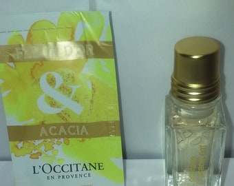 L occitane acacia eau travel pour bottle miniature 7.5 ml no box