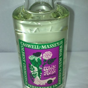 caswell massey white rose cologne  3 oz pour bottle new