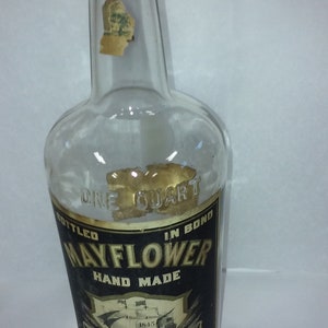 Mayflower Whisky-Flasche e.m. kentucky verboten!