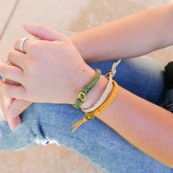 Button Bracelets Etsy