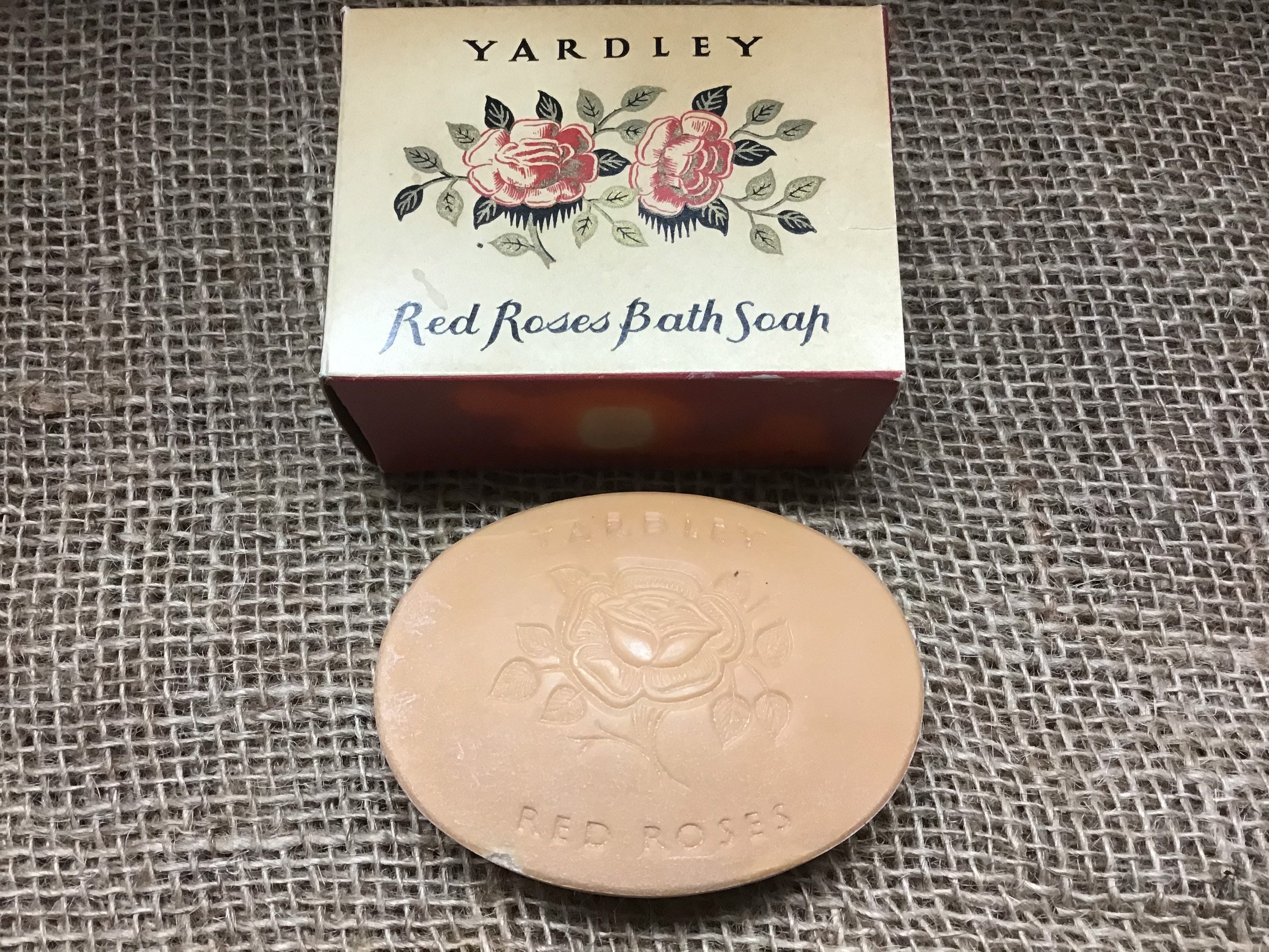 Vintage Yardley Red Rose Bar Soap Etsy UK