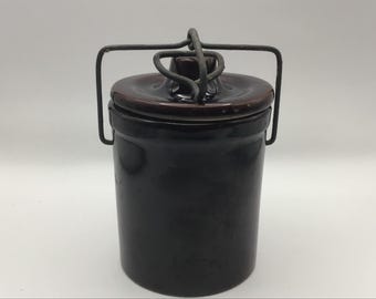 フォートナム＆メイソン スティルトンチーズクリーム 空容器 黒磁器製