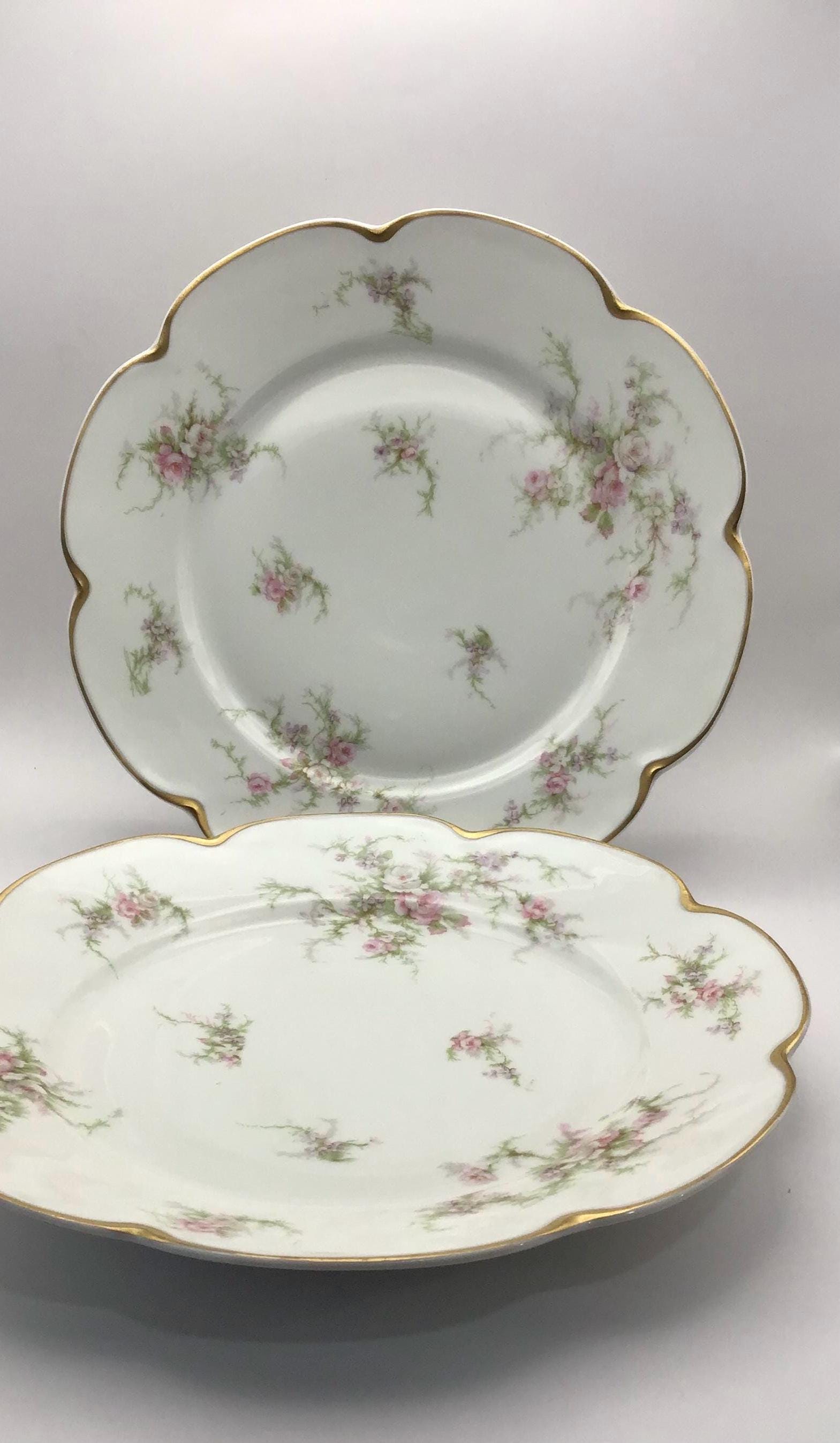 リモージュ磁器　LIMOGES リモージュ（Limoges）磁器（BALLEROY FRERES）のオーバルの皿