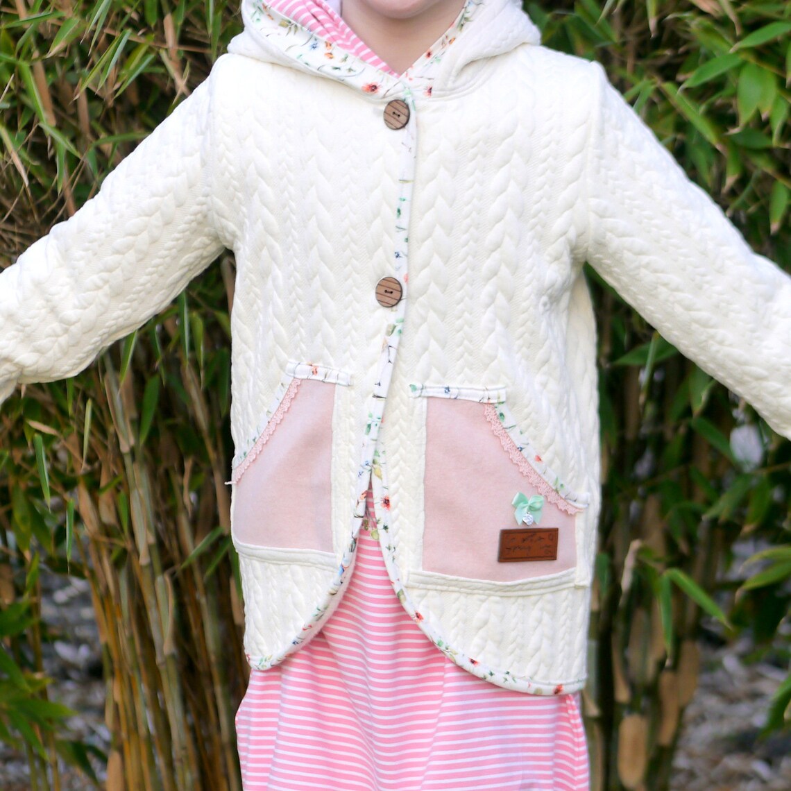 Cardigan de tricot pour filles Etsy
