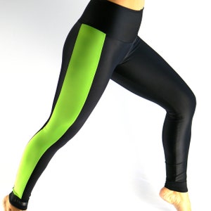 Leggings für Sport in schwarz-neongrün Bild 7