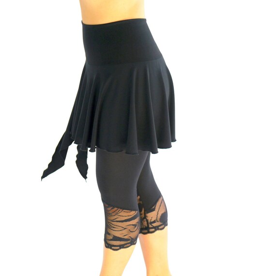 Leggings with skirt overlay deals