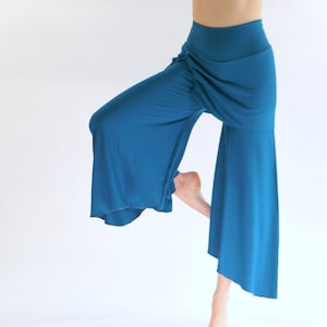 Handmade trousers with skirt made of viscose jersey