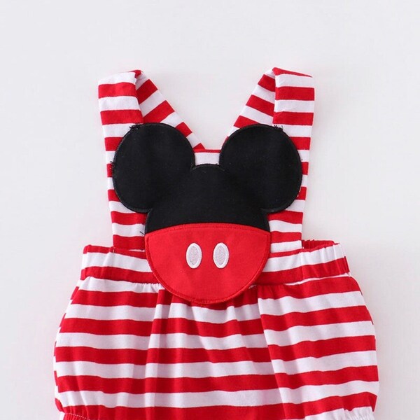 Mickey Mouse Romper Baby Etsy