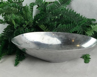 Oblong Silver Bowl Etsy