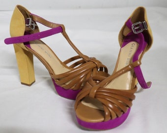 gianni bini floral heels