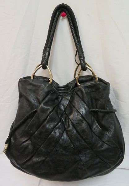 Elliott Lucca Black Leather Purse Shoulder Bag Satchel | Etsy