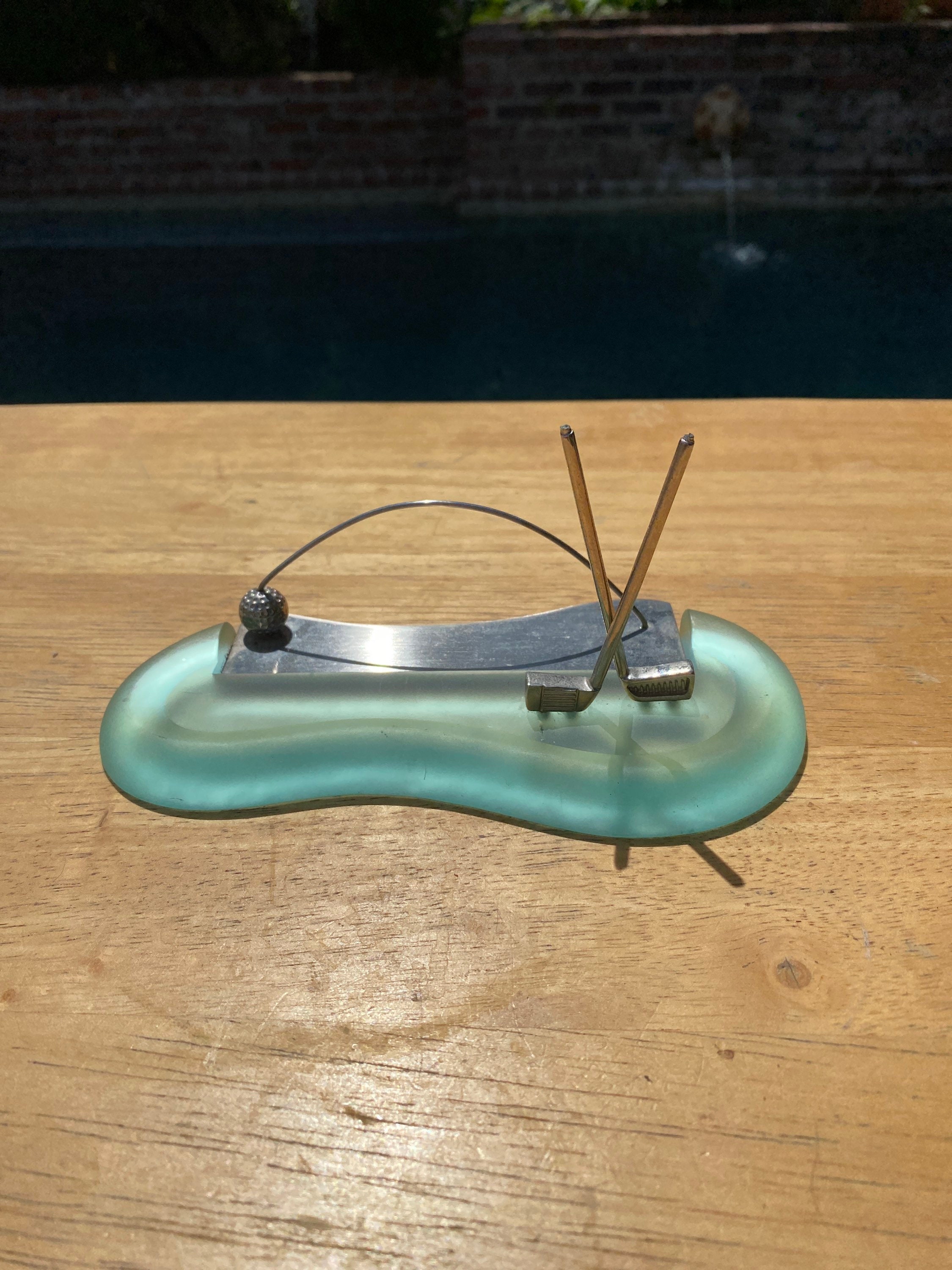 Golf Business Card Holder Great Gift Father's Day Gift Etsy