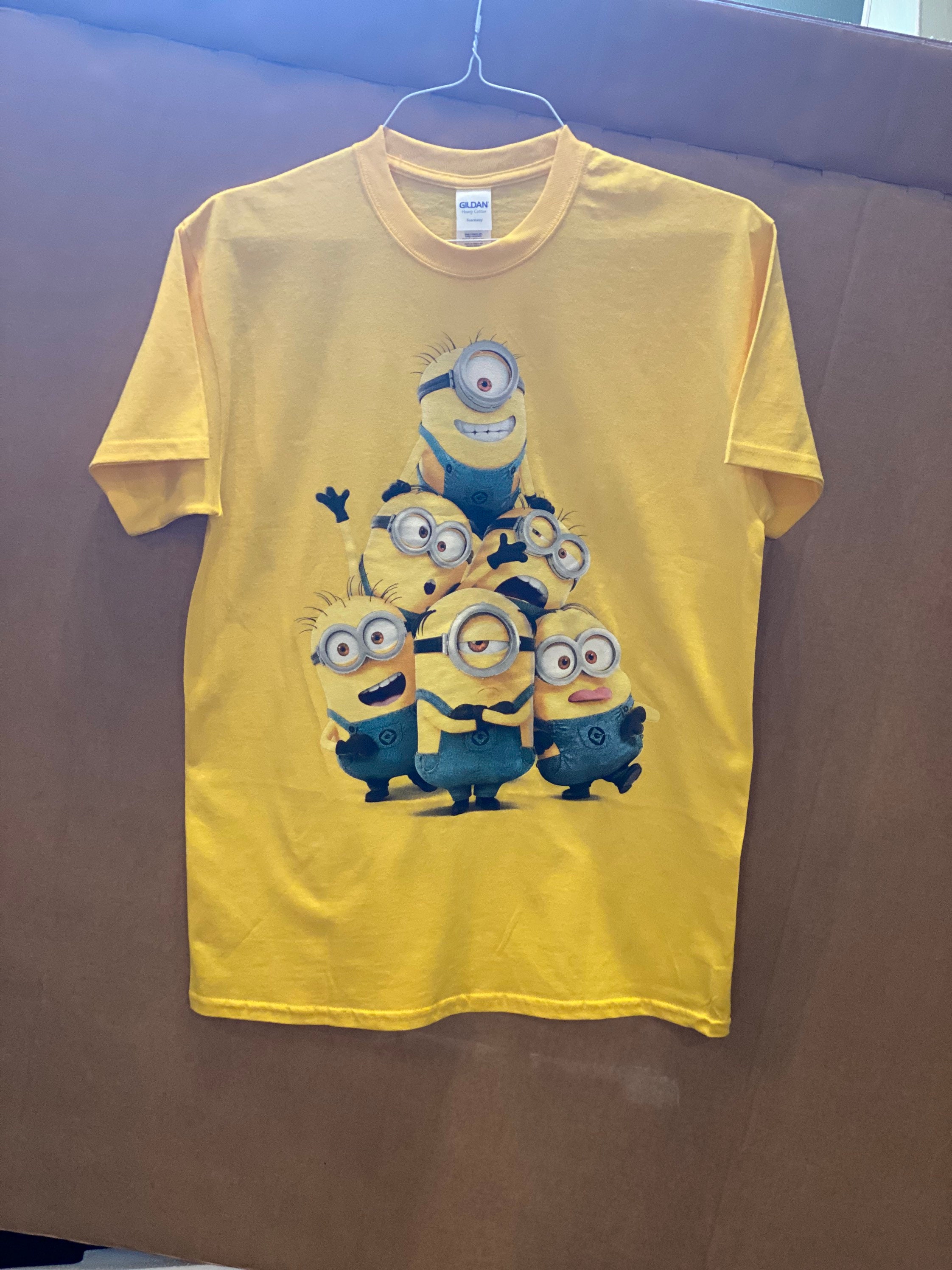 NEW Adult T Shirts Minions the Dispicables Glow in the Dark - Etsy