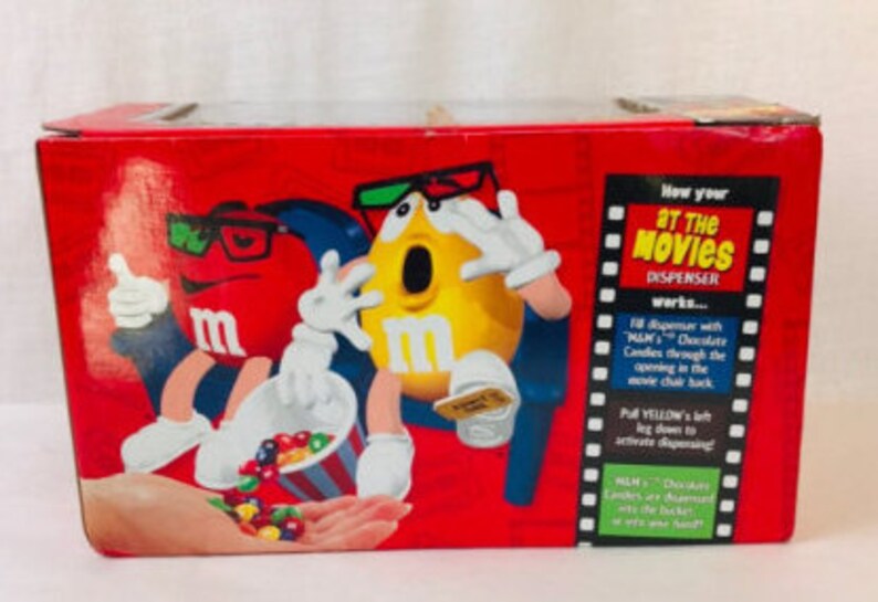 M&M Candy Dispenser At The Movies 3D M and M Candy Dispenser Etsy