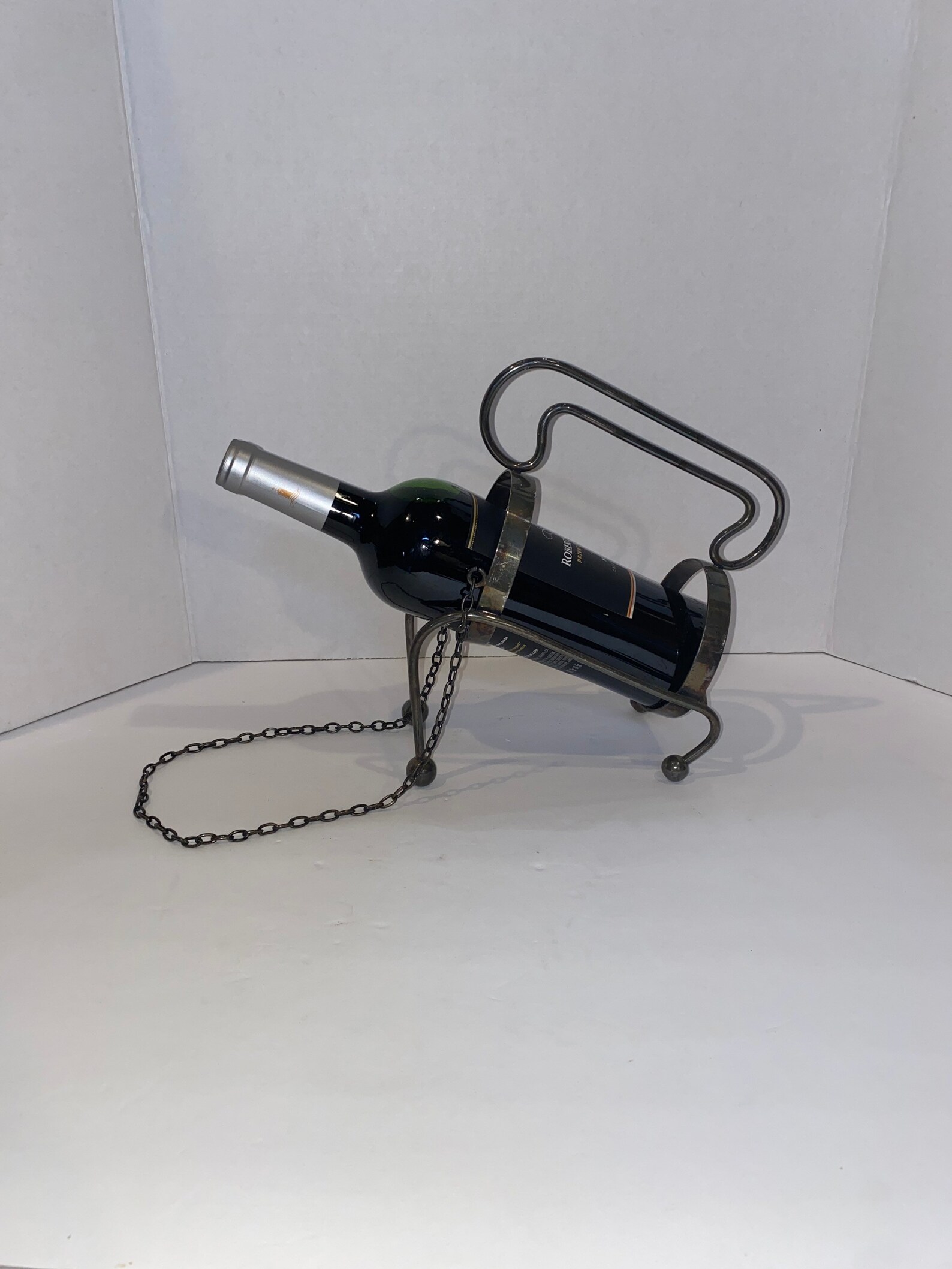 Vintage Wine Caddy Wine Cradle Wine Pourer Silvertone Etsy