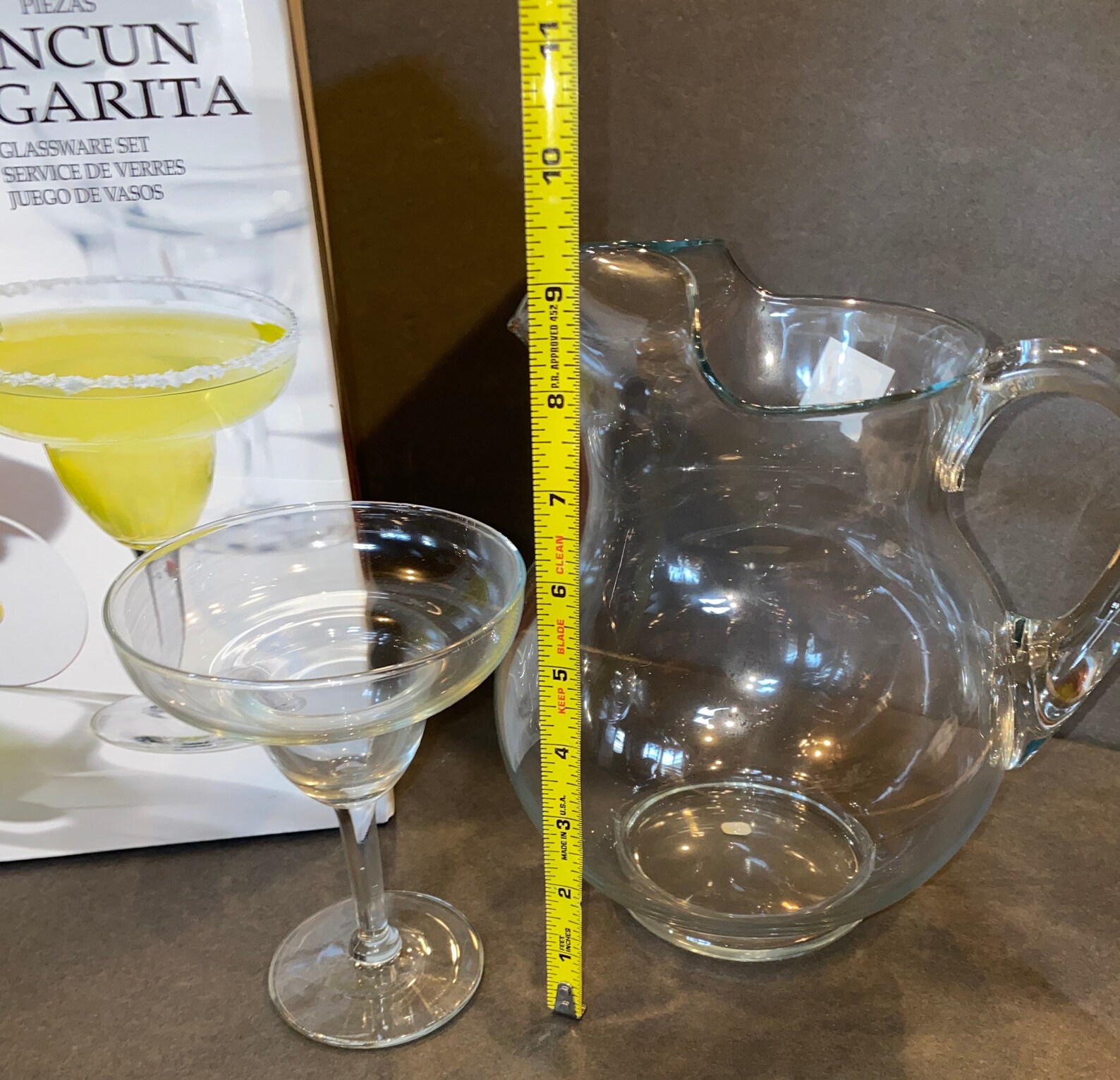 Margarita Glasses & Pitcher NEW 7 Piece Margarita Set 6 Etsy