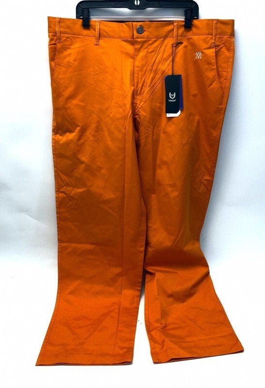 Men's Golf Pants by Lesmart NEW Orange Slacks Size 42 X - Etsy