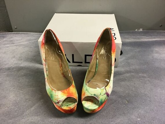 Tie Die Style Wedges Summer Wedge Heels Aldo Wedge Heels