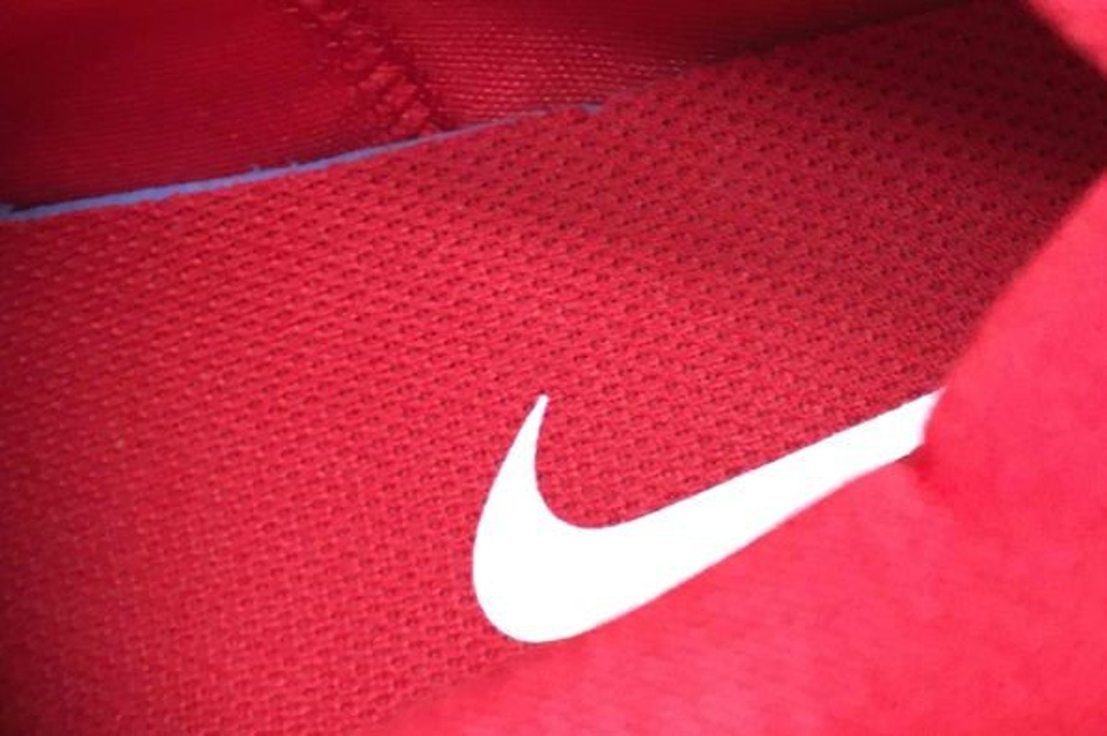 Nike Zoom Football Cleats 15 Red & White 3/4 Ankle Support Etsy