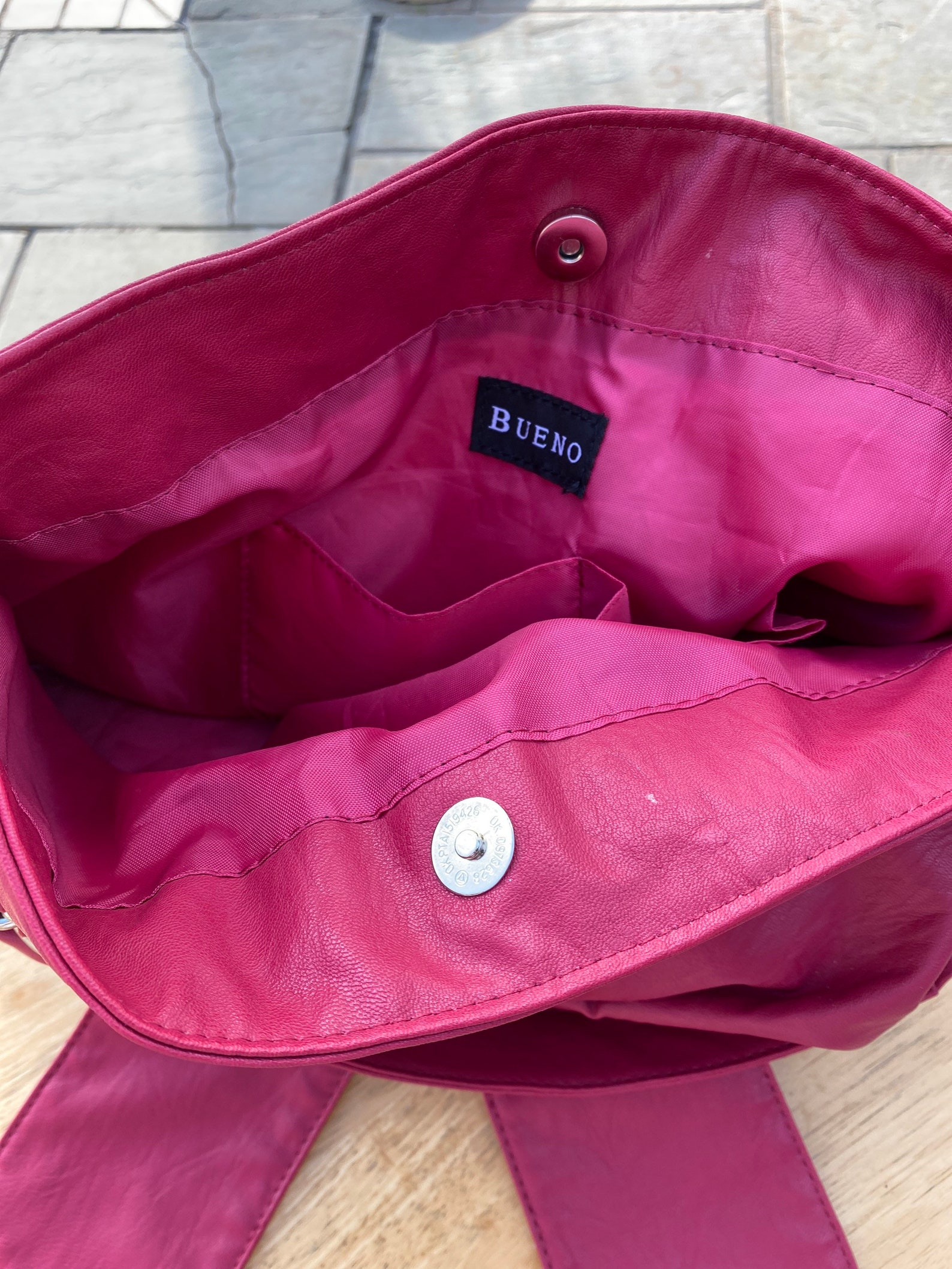 Large Pink Purse Bueno Pink Purse With Large Bow Beautiful Etsy