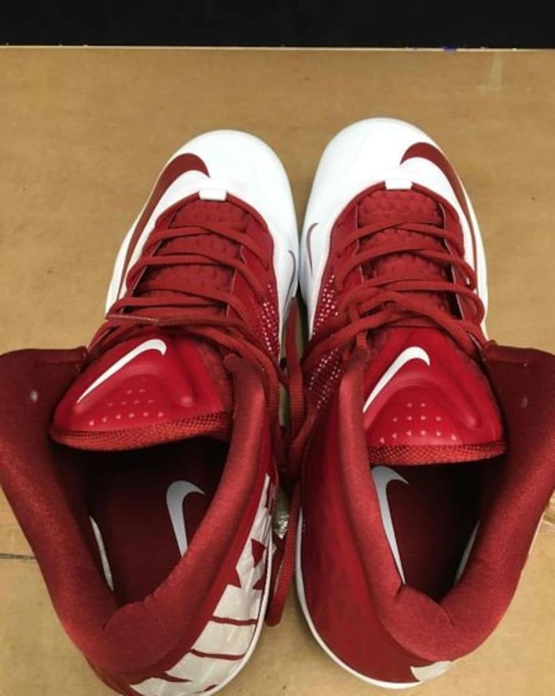 maroon nike football cleats