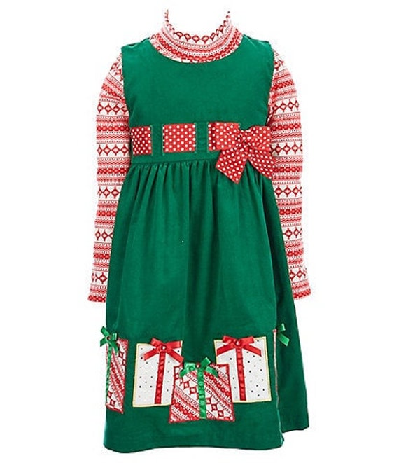 NWT Bonnie Jean Toddler Girls Christmas 