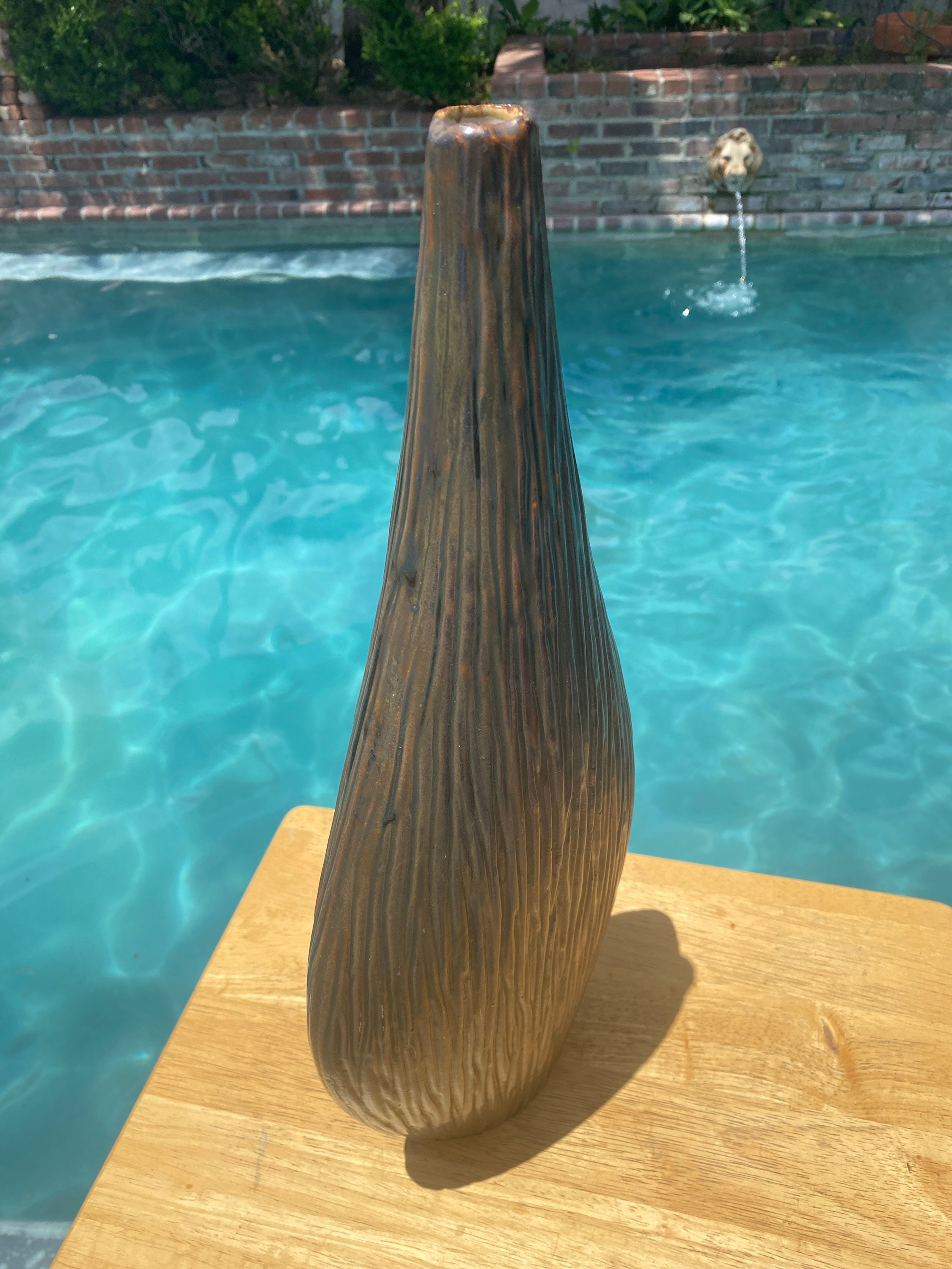 Vintage Vase Large Tall Branch Look Vase Great Etsy