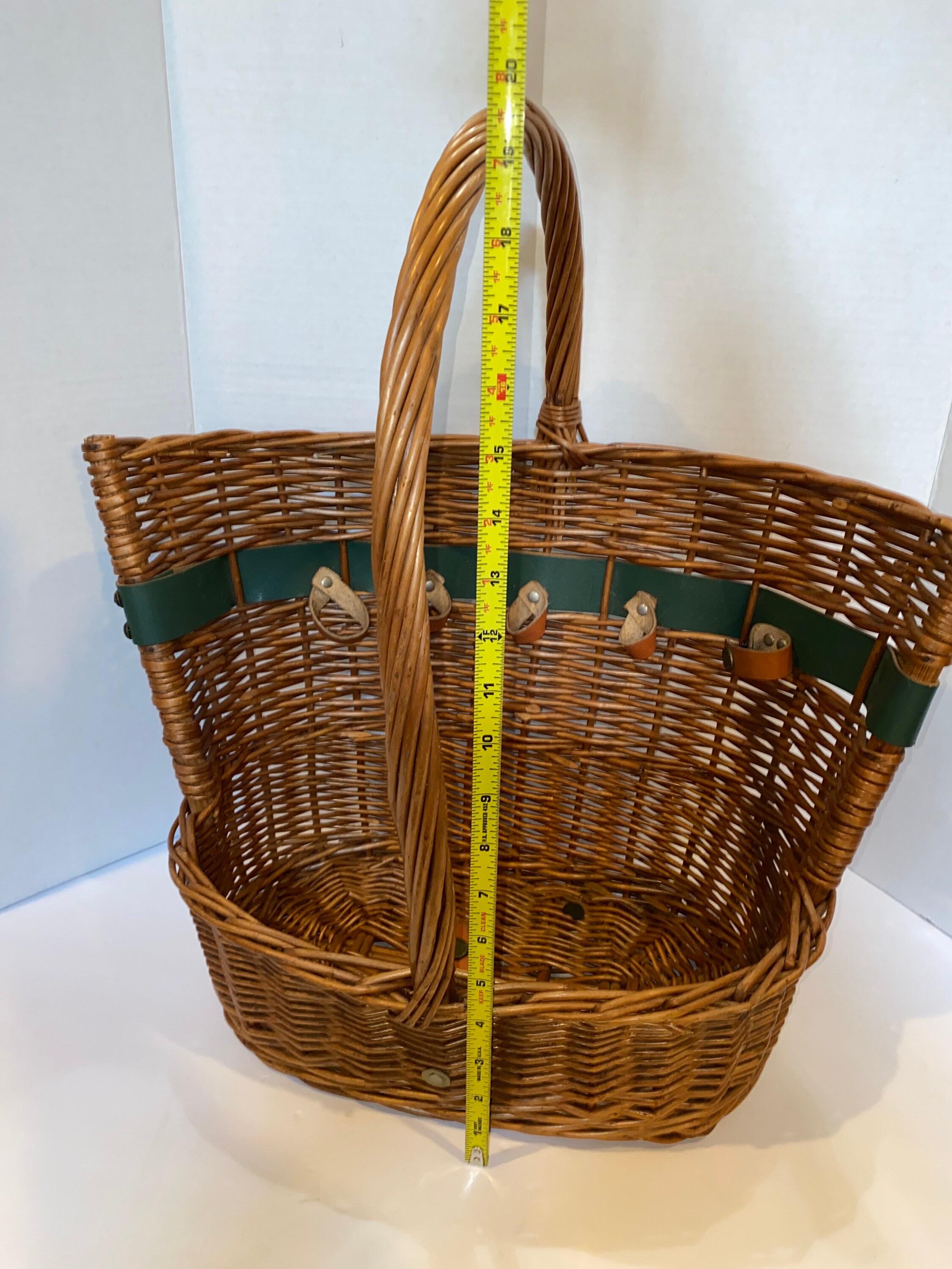 Vintage Optima Wine Picnic Basket Optima England Great Etsy