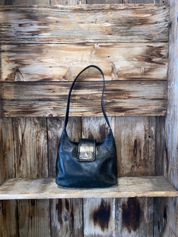 Fossil Black Leather Purse BEAUTIFUL 
