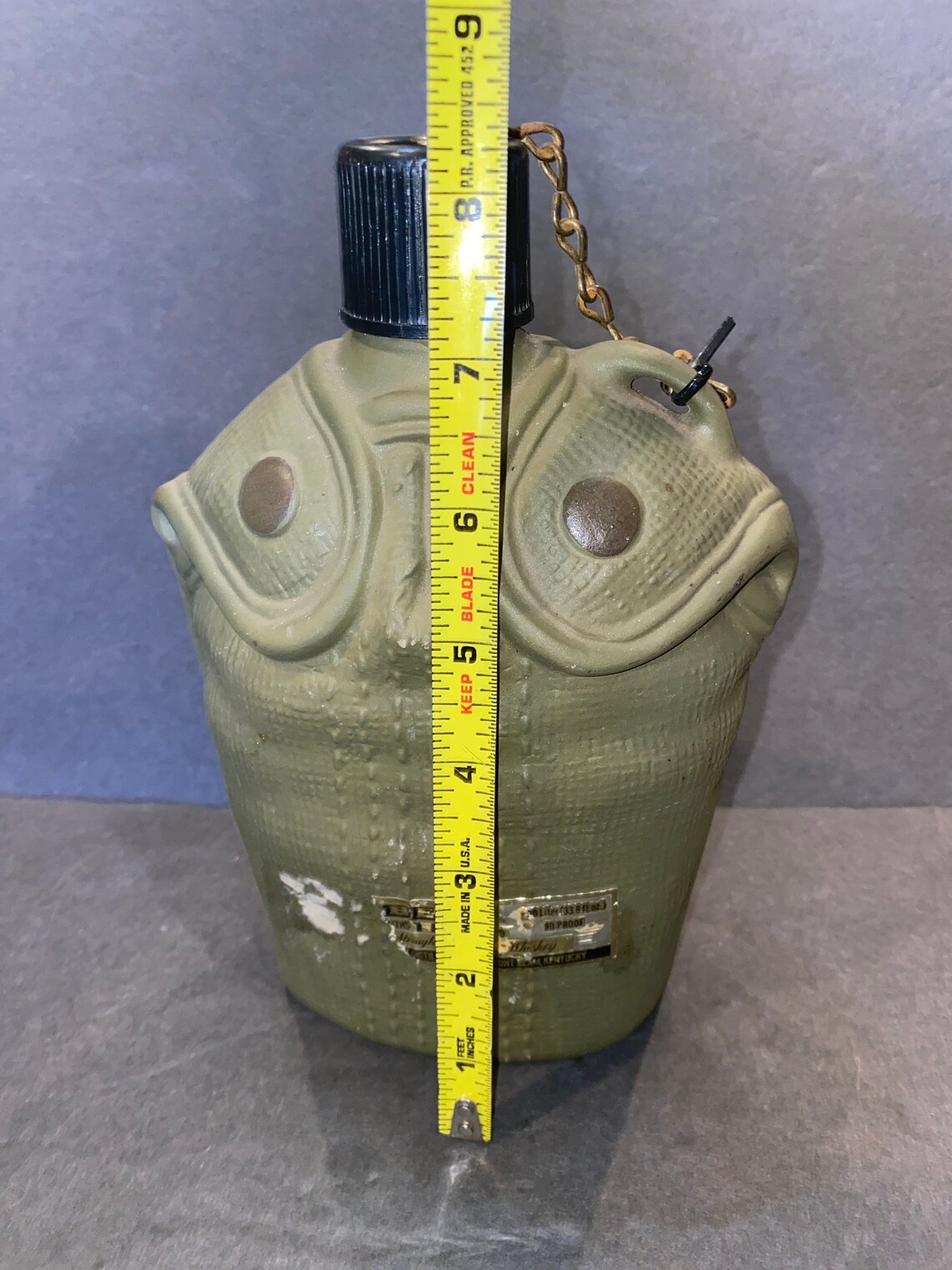 Vintage Jim Beam 1979 Canteen Decanter Collectible US Army Etsy