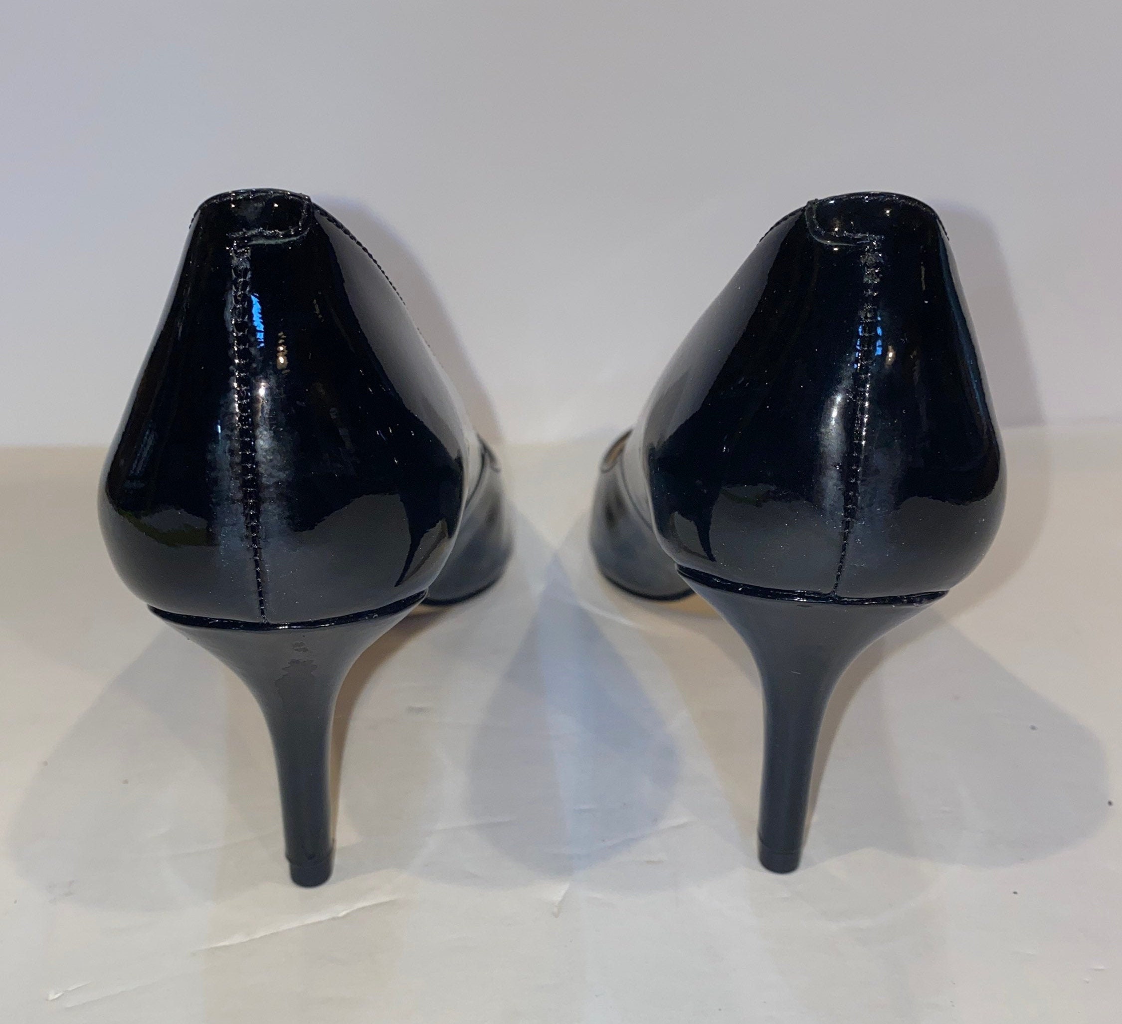 NEW Black Ann Taylor High Heels 6.5 Black Patent Leather | Etsy